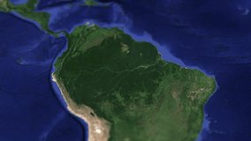 Physical Map Of South America, Slider Shot - Powered by Shutterstock - Get 15% off with code: PIKWIZARD15