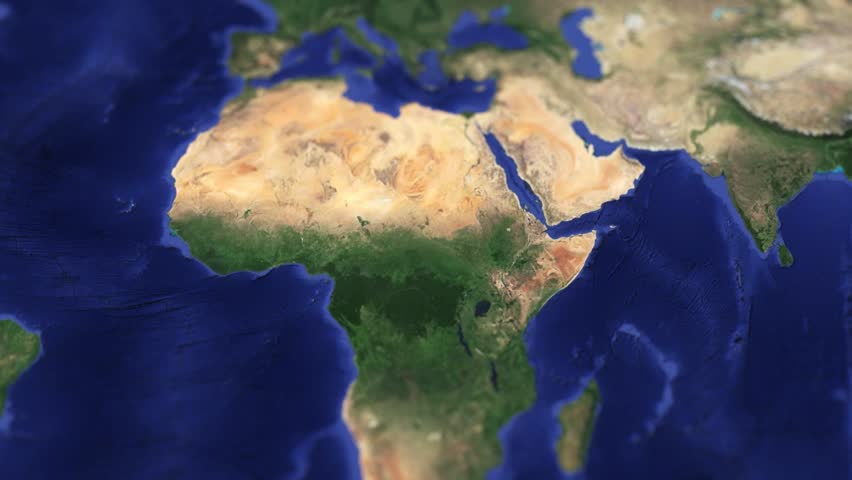 Physical Map Of Africa, Slider Shot