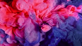 Abstract color mix of pink and blue ink in water. - Powered by Shutterstock - Get 15% off with code: PIKWIZARD15
