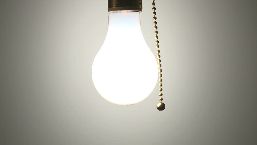Light bulb switched off