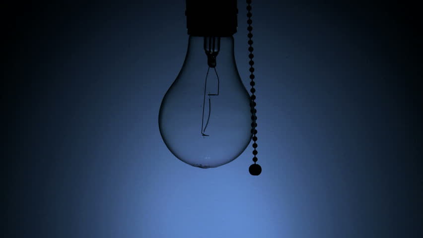 Light bulb switched on