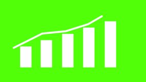 animated growth bar chart graph green screen alpha 4k growth graph - Powered by Shutterstock - Get 15% off with code: PIKWIZARD15