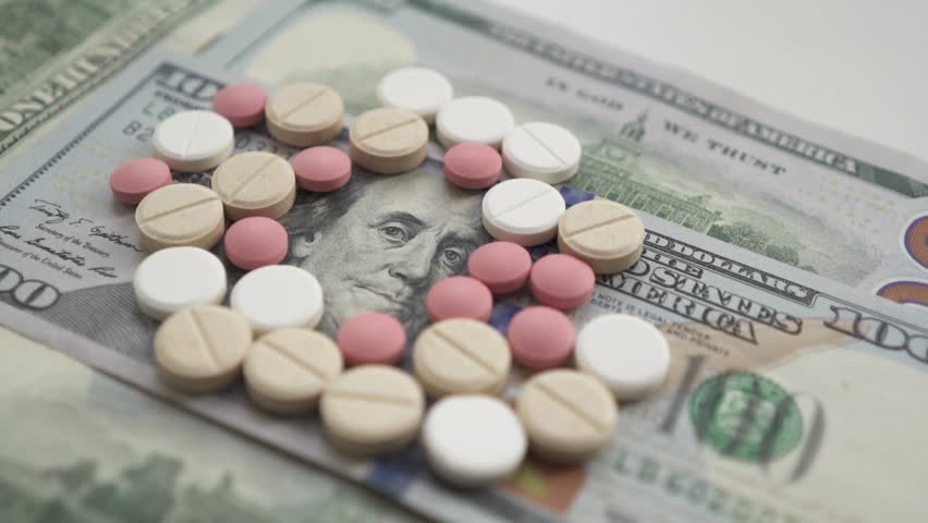 The tablets are on the dollars. Pharmaceutical development financing