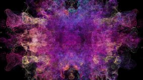 Color powder explosion colorful burst smoke fluid ink particles alpha channe. - Powered by Shutterstock - Get 15% off with code: PIKWIZARD15