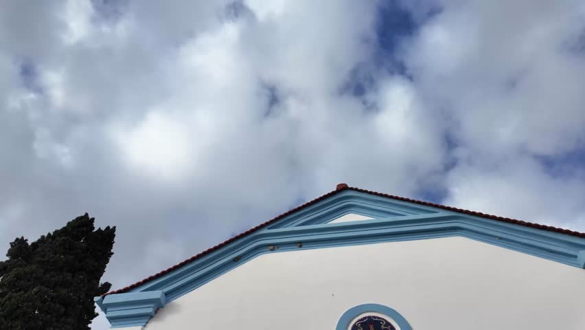 Saint Nicholas Monastery located on two islands in Porto Lagos, East Macedonia and Thrace, Greece