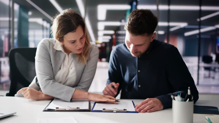Lawyer Hand Document Review And Contract Mediation