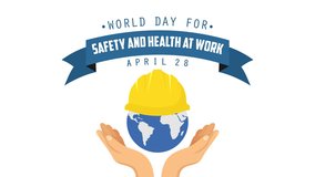 world day safety and health at work video animation
