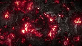 Lava Background - overlay, fire, lava, magma, red, hot, background video