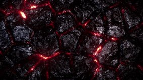 Lava Background - overlay, fire, lava, magma, red, hot, background video