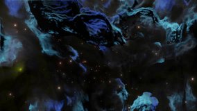 Interstellar Blue: Exploring Nebulae and Gas Amidst Stars.Cruising Through Nebulous Clouds: Dynamic Background Video.Celestial Passage: Journey Through Interstellar Nebulae and Gases