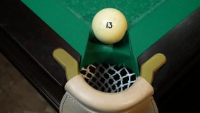 a billiard ball made of ivory. a game for professionals. brother-in-law, pocket, strategy - Powered by Shutterstock - Get 15% off with code: PIKWIZARD15