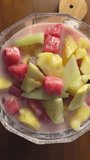 A typical Indonesian fruit salad that is fresh and healthy