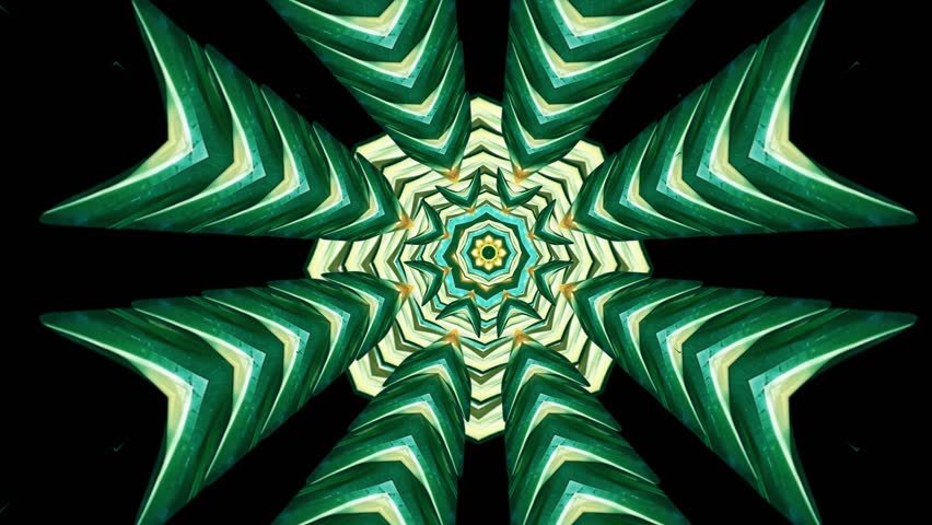 Kaleidoscope Mandala Animation Background. Motion Animation Of Beautiful Abstract Mandala Motion Design, Vj Loop Animation Kaleidoscope Mandala, 
 Pattern Flower, Kaleidoscope Floral Mandala Vj