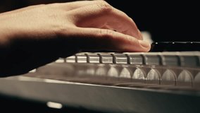 Young woman pianist playing classical music on a grand piano close-up. Classic music concert or repetition - Powered by Shutterstock - Get 15% off with code: PIKWIZARD15