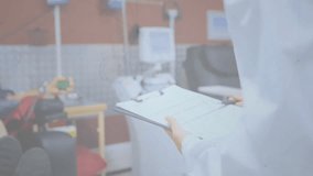 Animation of network of connections over diverse doctor and patient. Global medicine, healthcare, connections and digital interface concept digitally generated video. - Powered by Shutterstock - Get 15% off with code: PIKWIZARD15