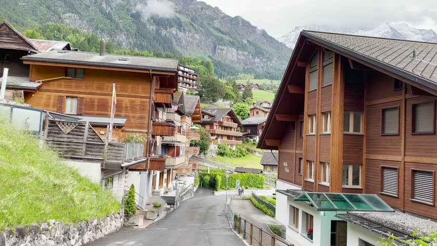 Timeless beauty of Wengen, Switzerland alpine village with panoramic mountains, Wengen offers a picturesque escape for every season. 