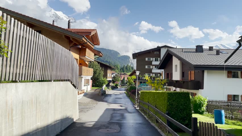 Timeless beauty of Wengen, Switzerland alpine village with panoramic mountains, Wengen offers a picturesque escape for every season. 