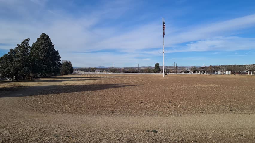 Fort Verde State Historic Park, Arizona USA, Historic Place From Apache Wars Era, Old Military Post, Panorama