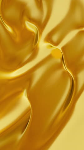 Abstract gold liquid. Golden wave background. Gold background. Gold texture. Lava, nougat, caramel, amber, honey, oil. Royalty-Free Stock Footage #3457170555