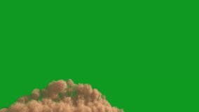 Sandstorm high quality green screen effects 4k,, 3D Animation, Ultra High Definition, 4k video 