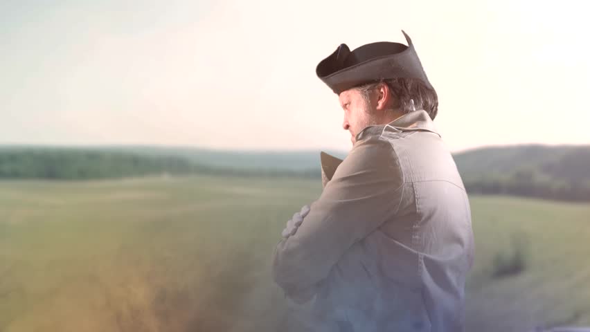 Napoleon Bonaparte, military leader of the 18th century on the battlefield