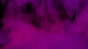 Light pink smoke in the light of different colors on a dark black background, abstract background, dancing fog. 8K downscale, 4K. - Powered by Shutterstock - Get 15% off with code: PIKWIZARD15