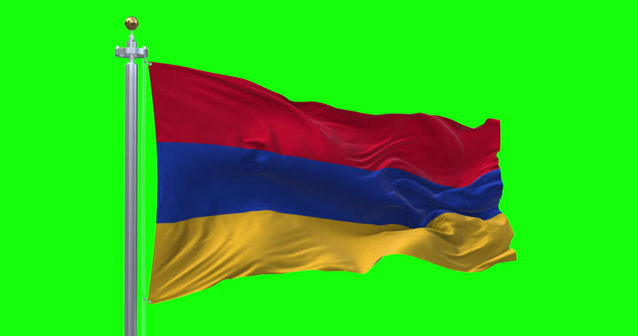 Armenia Flag. 4K 3D Realistic Waving Flag with Green Screen (Perfect Loop) Royalty-Free Stock Footage #3457756499