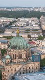 Vertical Video of Berlin, Vertical Aerial View Shot, day