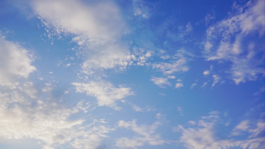 Grand Blue Sky cloud background Series SKY CLEAR beautiful cloud Blue sky with clouds 4K sun Time lapse clouds 4k rolling puffy cumulus cloud relaxation weather. Time lapse, beautiful sky with clouds Royalty-Free Stock Footage #3457916489