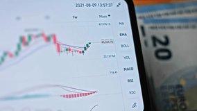 Euro Banknotes and Bitcoin Cryptocurrency, Financial Fusion , Witness the fusion of traditional and digital finance with Euro banknotes alongside a golden Bitcoin coin, symbolizing the coexistence - Powered by Shutterstock - Get 15% off with code: PIKWIZARD15