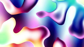 Seamless abstract wavy 3d background for loop playback. 4k video