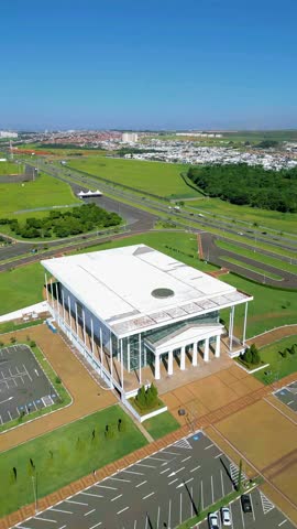 Paulínia municipal theater. City located in São Paulo.