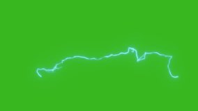 Thunder Lightning best Resolution video animated green screen 4k.