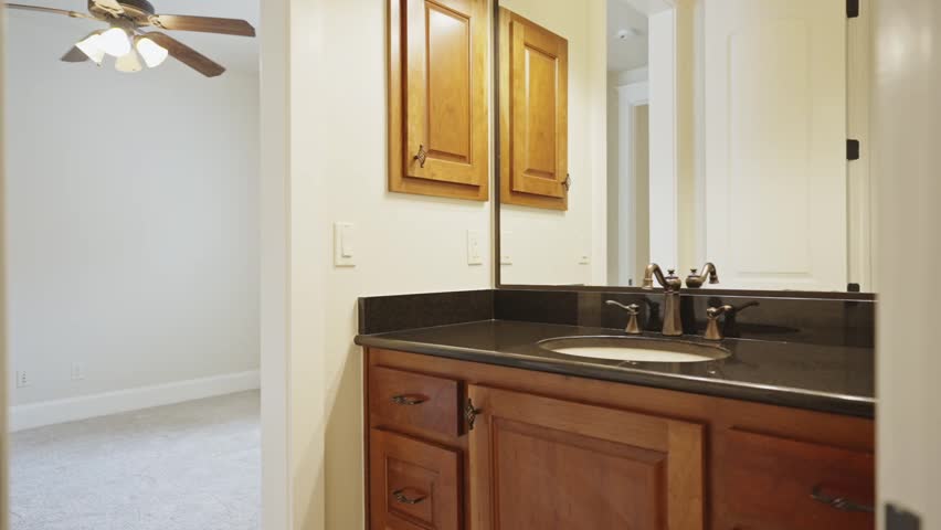 San Antonio, texas - July 18th 2023: a home bathroom