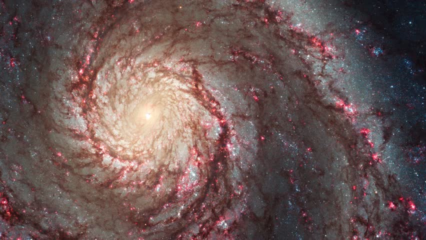 Spinning galaxy in space. Elements furnished by NASA Royalty-Free Stock Footage #3458298295