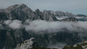 drone video of beautiful mountains