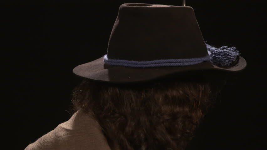 VIRGINIA - SEPTEMBER 2017 - Close details of Authentically recreated Civil War Union Army Soldier circa 1864, Sherman