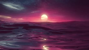 A sun setting video offers a captivating glimpse into nature's grand spectacle as the sun dips below the horizon, painting the sky with an array of vibrant colors and casting a golden glow over 