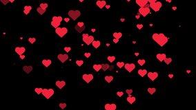 Hearts Moving Upward Animation on a Transparent Background. Likes Animations - Powered by Shutterstock - Get 15% off with code: PIKWIZARD15