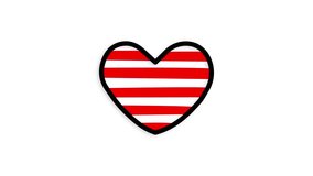 USA flag in the heart. love for the country. hands show heart. 4K video illustration. - Powered by Shutterstock - Get 15% off with code: PIKWIZARD15