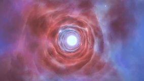 Passing through a magical glowing tunnel, fantasy nebula clouds of blue pink energy and particles of light. Flying forward through an abstract dynamic endless ethereal dream-like background. 4k 60fps. - Powered by Shutterstock - Get 15% off with code: PIKWIZARD15