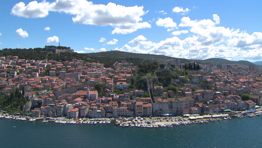 City of Sibenik on the Adriatic coast