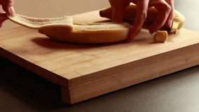 Close Up: Woman Hands Peeling Banana - Powered by Shutterstock - Get 15% off with code: PIKWIZARD15