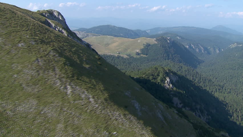 Green slopes of Dinaric Alps