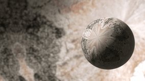 marble round ball sphere in grunge 4k footage videos.