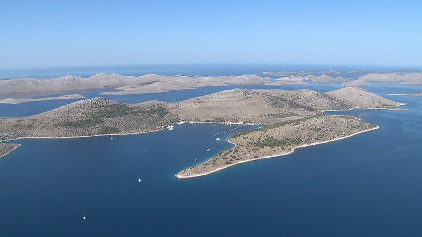 ACI marina Zut, Kornati islands archipelago, Adriatic sea, Croatia