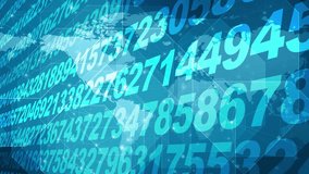 Counting numbers and world map scientific algorithm for machine learning and data processing to accumulate and visualize numerical data on digital world map - Powered by Shutterstock - Get 15% off with code: PIKWIZARD15