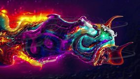 Abstract background of water waves, waves, water ripples, marble, moving colorful liquid paint. 
Colorful marble liquid waves. Beautiful liquid art 3D Abstract Design Colorful marble video
