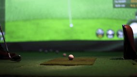 Player engaging in a virtual golf game - Powered by Shutterstock - Get 15% off with code: PIKWIZARD15