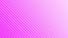 Animated Simple and elegant diagonal fading lines background, pink color parallel lines loop able background